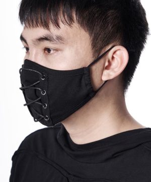 Herren-Gothic-Masken aus einfarbigen Seilen - Gothic Shop