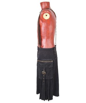 Triangel-Schultergürtel aus Kunstleder für Herren - Gothic Shop