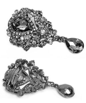 Vintage Glasbrosche für Herren - Gothic Shop