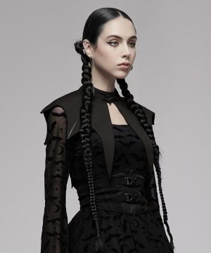 Gothic-Kragen in Fledermausform für Damen - Gothic Shop