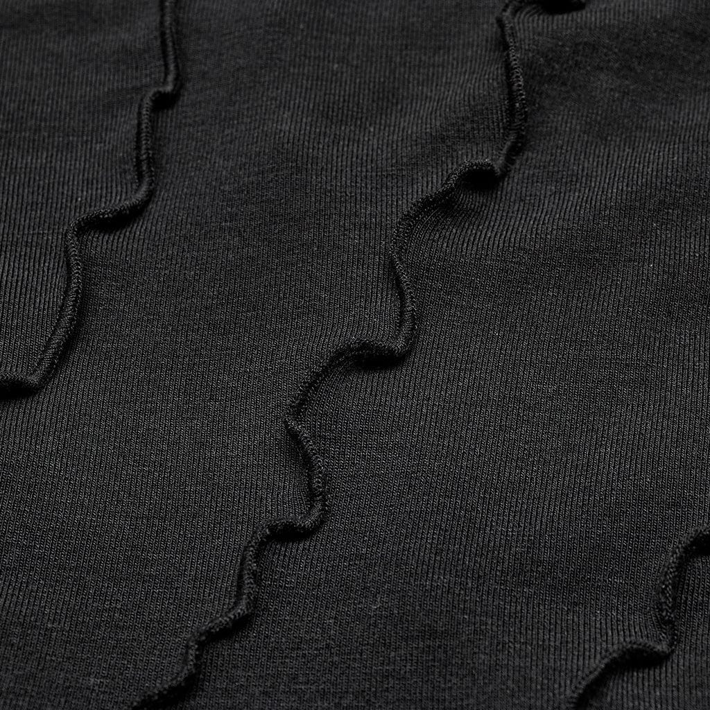 Damen-Gothic-Hemd mit halbhohem Kragen und Spitzenspleiß - Gothic Shop