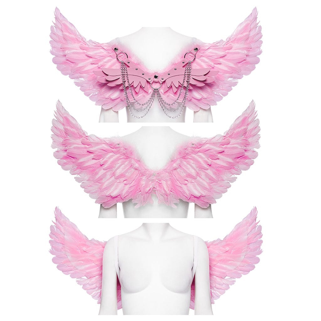 Punk-Federflügel-Geschirr für Damen - Gothic Shop