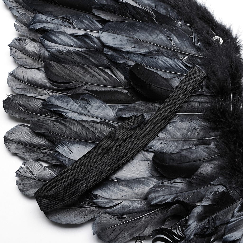 Punk-Federflügel-Geschirr für Damen - Gothic Shop