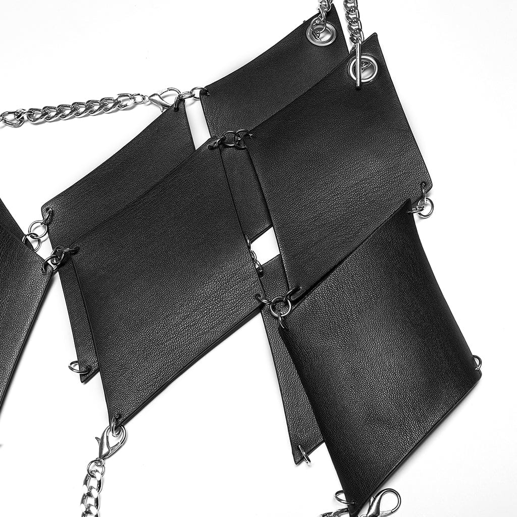 Punk-Kettengeschirr für Damen aus Metall - Gothic Shop