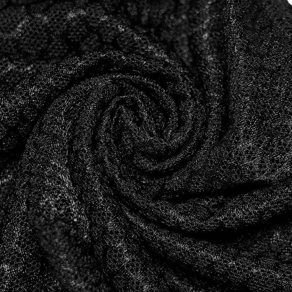 Punk-Skull-Mesh-Leggings für Damen - Gothic Shop