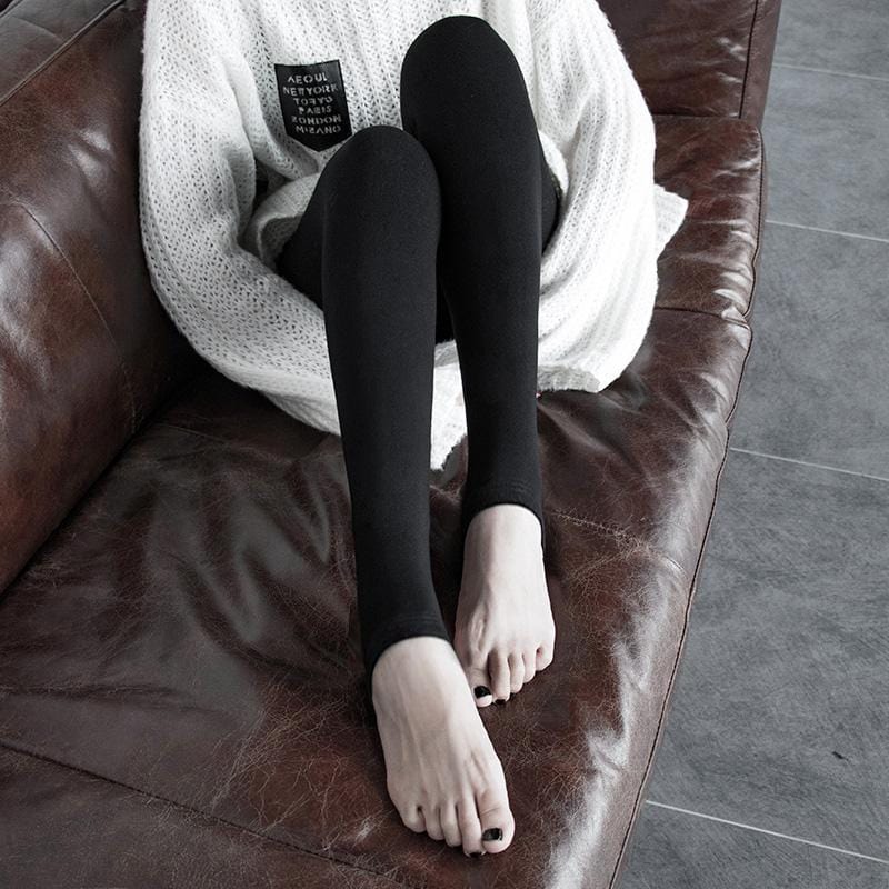 Damen-Punk-Leggings mit schmaler Passform, Schwarz - Gothic Shop