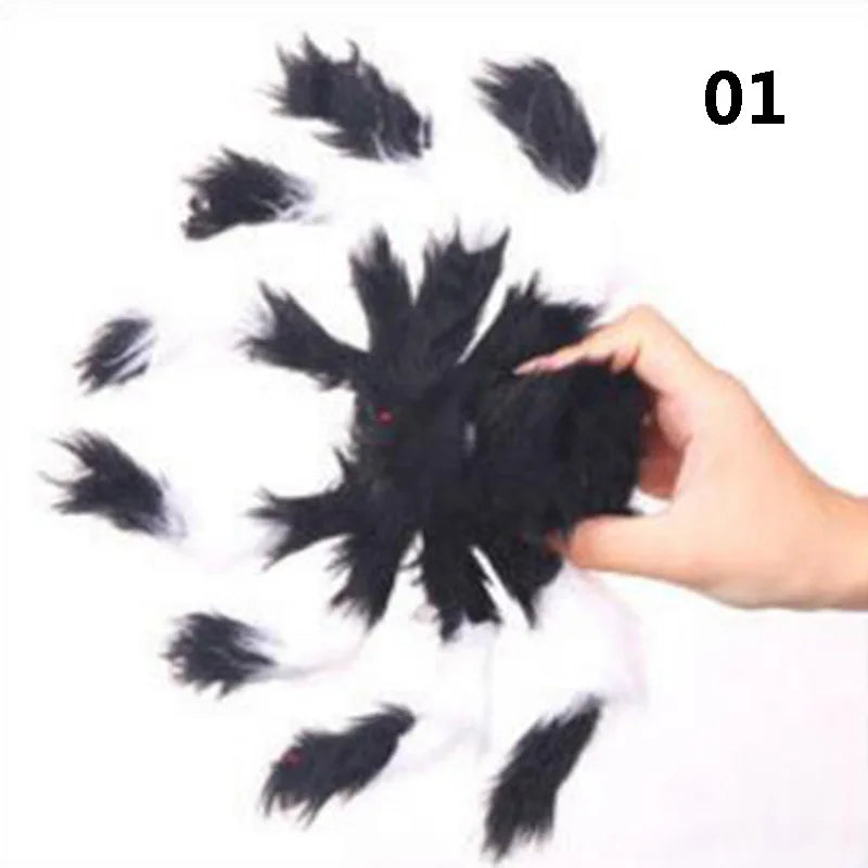 Riesige Gothic Spinne Plüsch Deko für Halloween Spaß – Bild 8