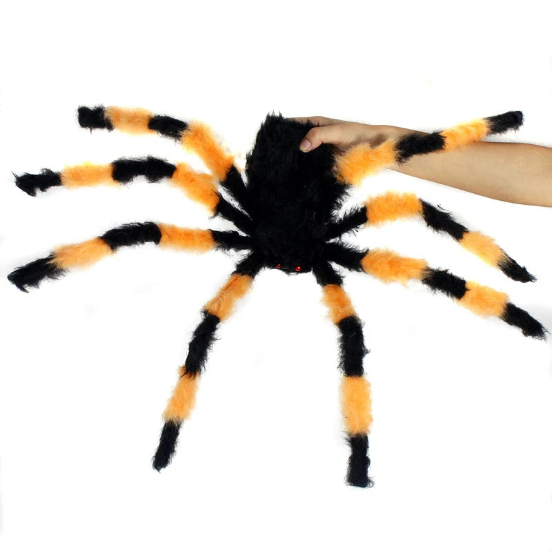 Riesige Gothic Spinne Plüsch Deko für Halloween Spaß – Bild 5