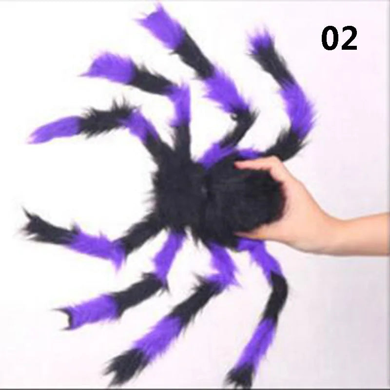 Riesige Gothic Spinne Plüsch Deko für Halloween Spaß – Bild 7