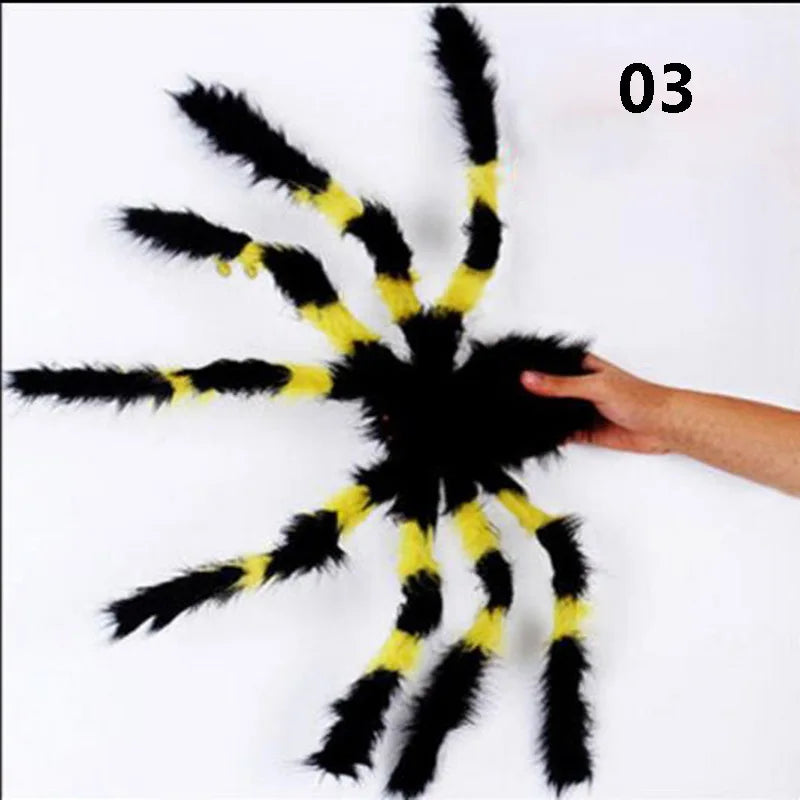 Riesige Gothic Spinne Plüsch Deko für Halloween Spaß – Bild 6