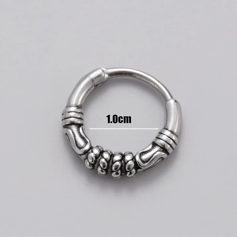 Gothic Edelstahl Snake Ohrring für Herren und Damen Punk – Bild 10