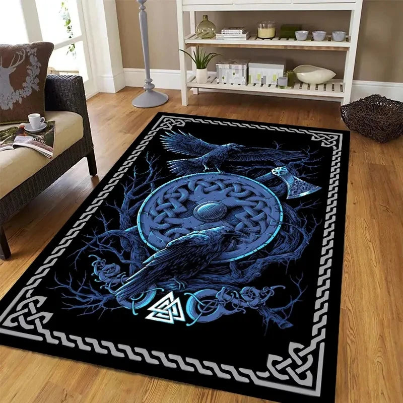 Gothic Teppich für Wohnzimmer – Hexerei Deko Antirutsch – Bild 5