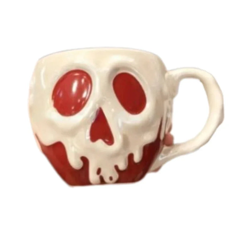Gothic Totenschädel Becher Keramik Tasse für Halloween – Bild 5