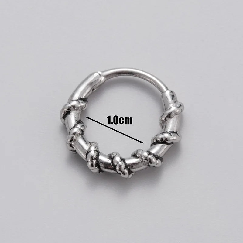 Gothic Edelstahl Snake Ohrring für Herren und Damen Punk – Bild 8