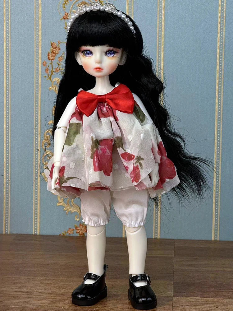 Gothic 1/6 BJD Modepuppe 30cm mit Augen & Outfit Set – Bild 21