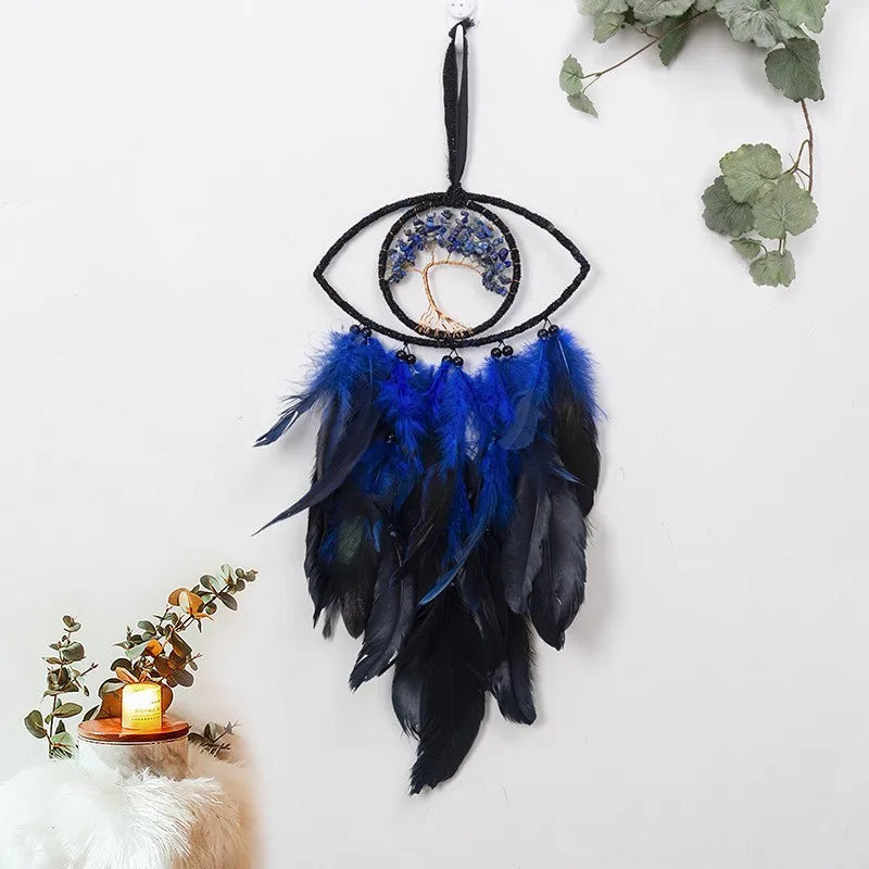 Gothic Traumfänger mit Lichtern – Dunkle Deko fürs Zimmer – Bild 6