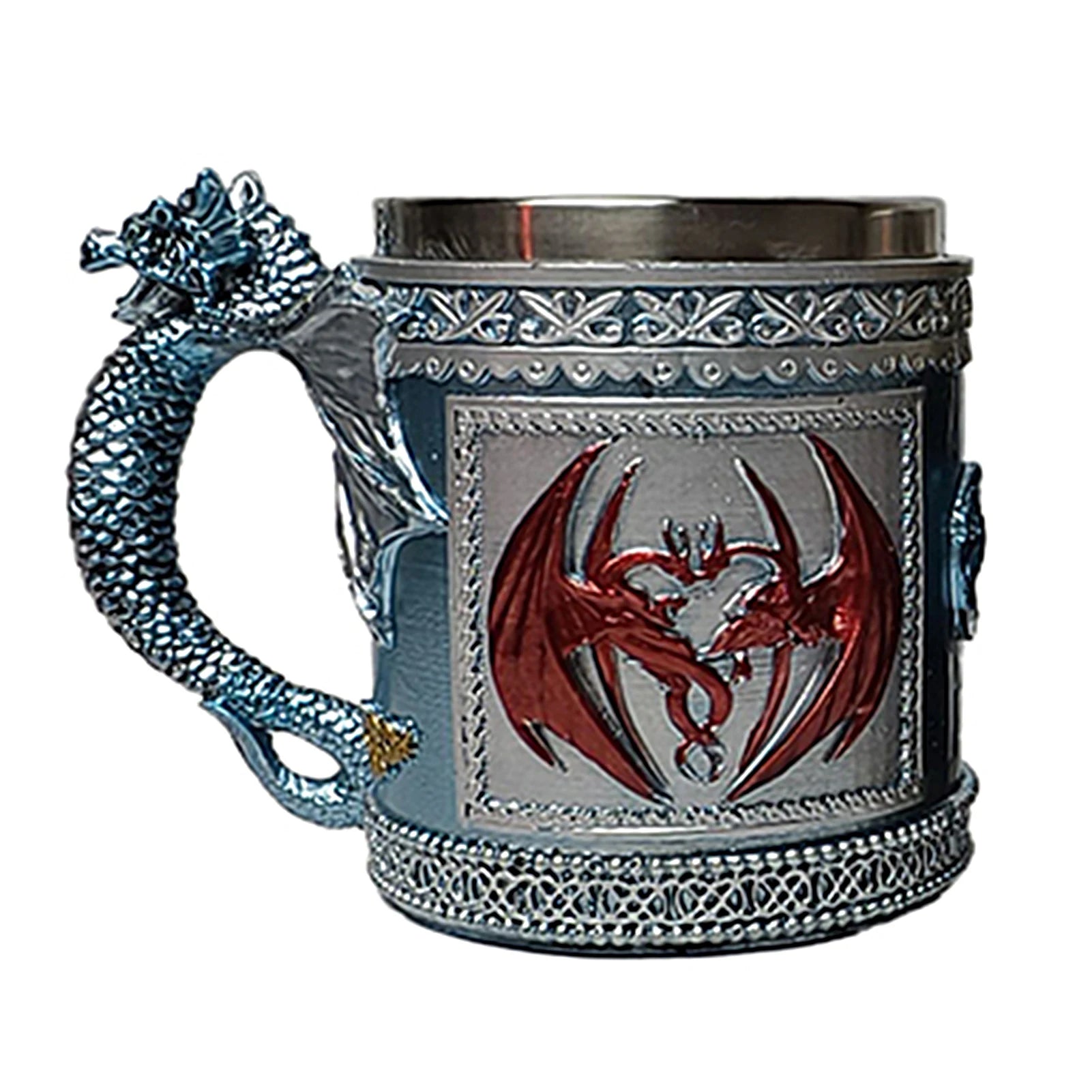 Gothic Viking Stil Bierkrug 450ml – Große Kaffeetasse