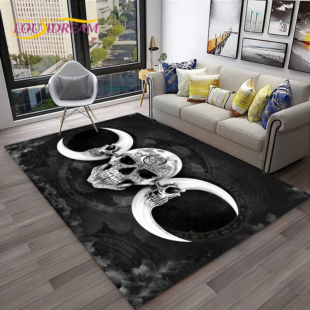 Gothic Teppich mit Ouija- und Tarot-Design für Zuhause – Bild 6