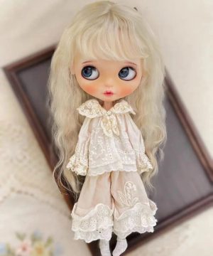 Gothic Outfit für Blythe Doll – Set mit Top & Hose 1/6