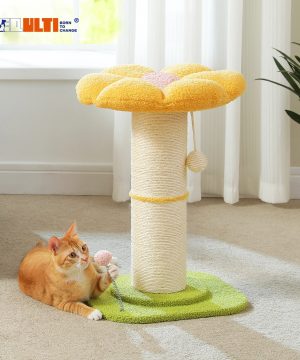 Gothic Kratzbaum Fuer Katzen Mit Dickem Kratzpfosten