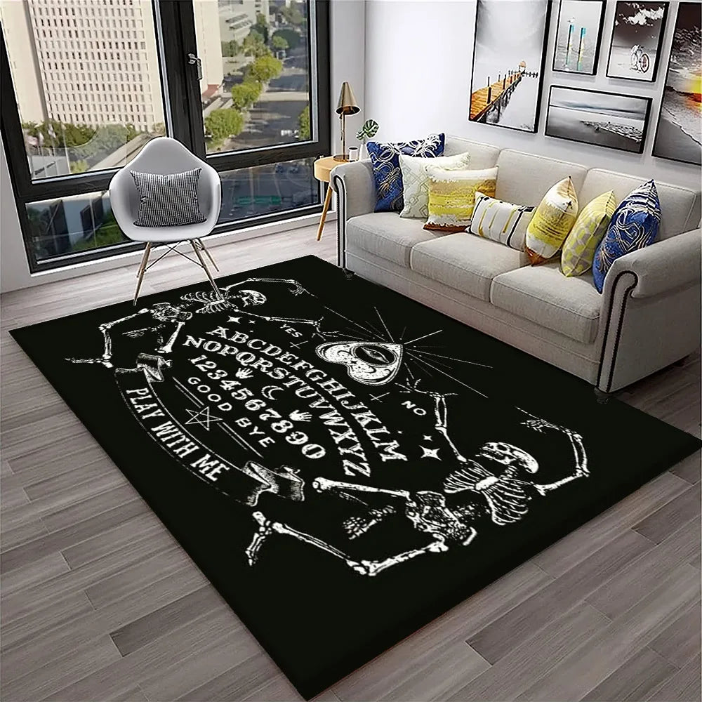 Gothic Teppich mit Ouija- und Tarot-Design für Zuhause – Bild 26