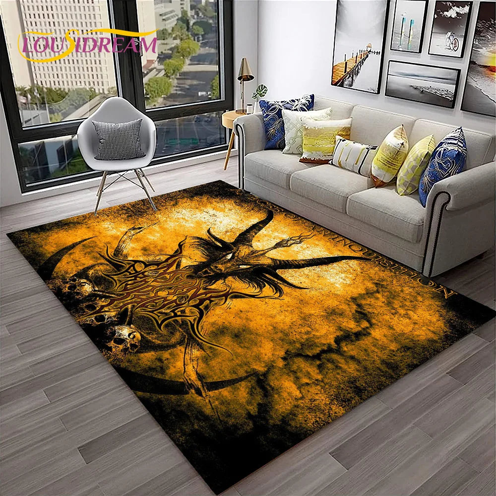 Gothic Teppich mit Ouija- und Tarot-Design für Zuhause – Bild 5