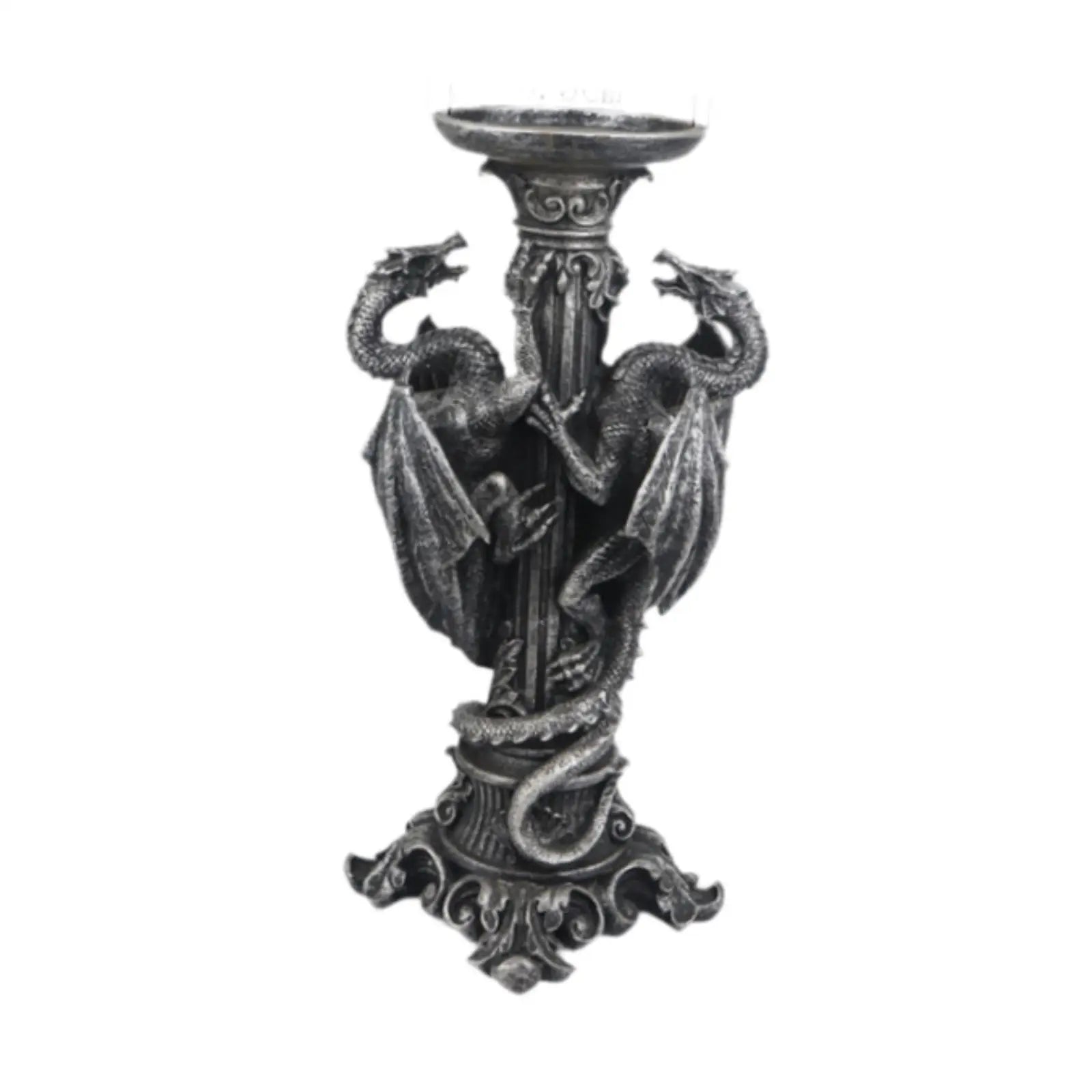 Gothic Drachen Kerzenhalter für Halloween Deko