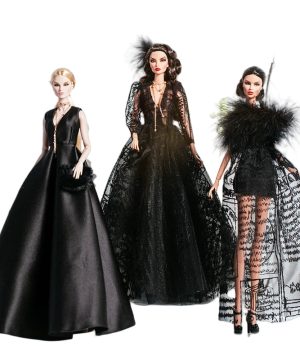 Gothic Spitzenkleid Set für 30cm BJD Blythe Puppen