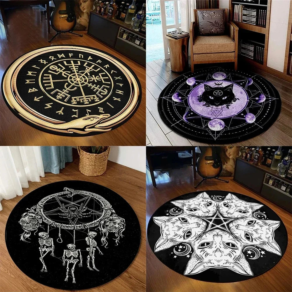 Personalisierte Gothic Teppichmatte für Wohnzimmer & Bad