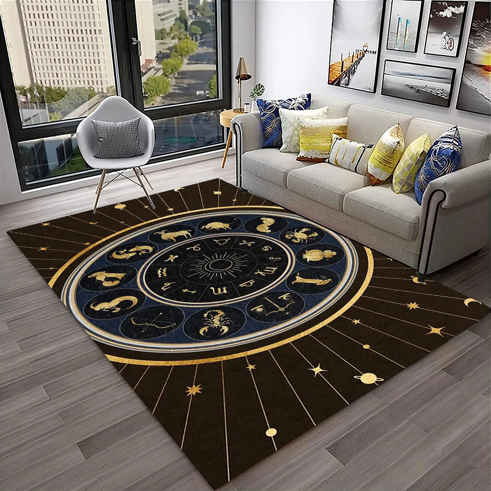 Gothic Teppich mit Ouija- und Tarot-Design für Zuhause – Bild 21