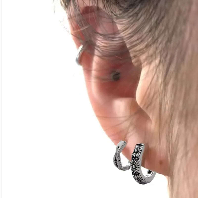Gothic Edelstahl Snake Ohrring für Herren und Damen Punk – Bild 3