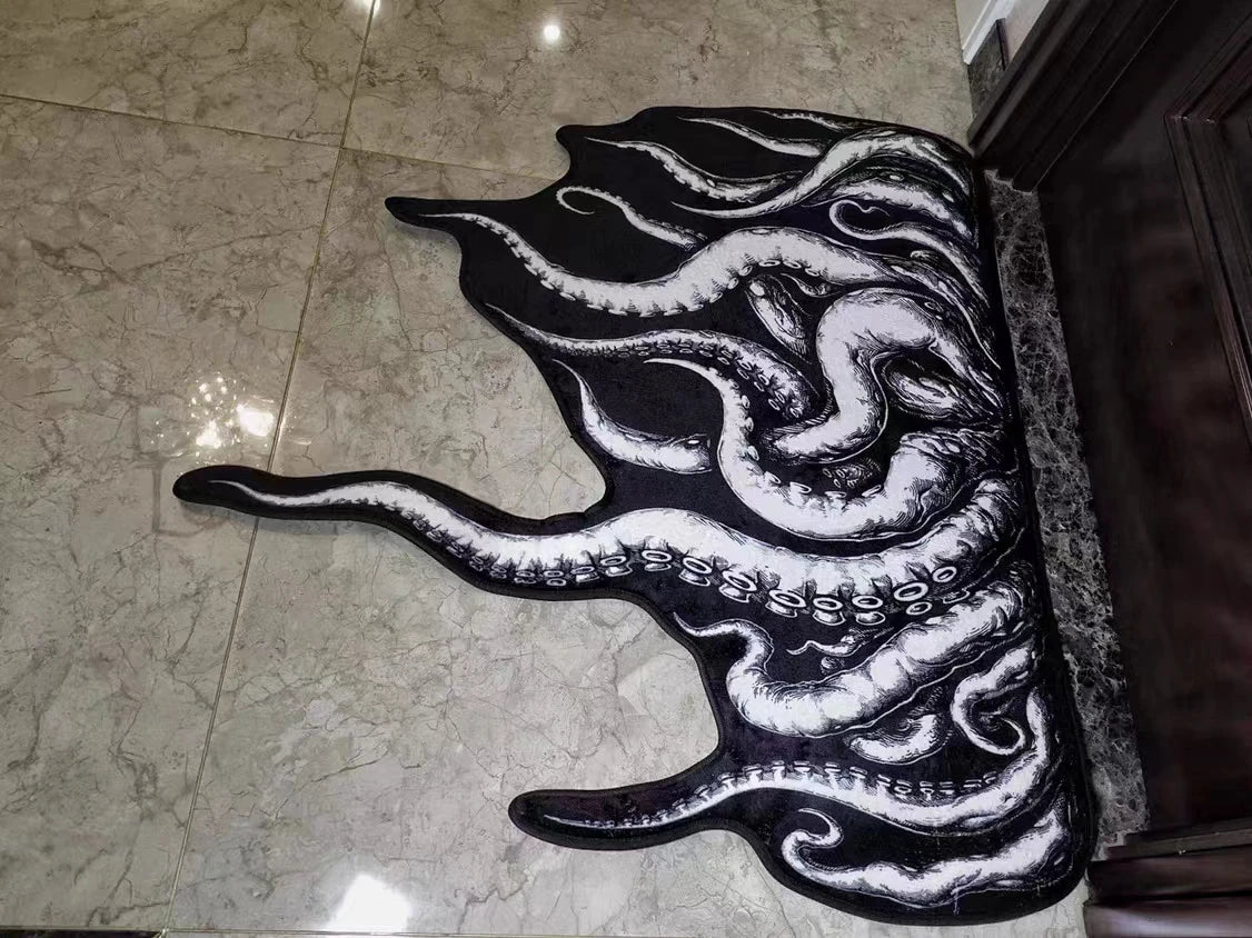 Gothic Teppich mit Oktopus-Tentakeln für Zuhause – Bild 3
