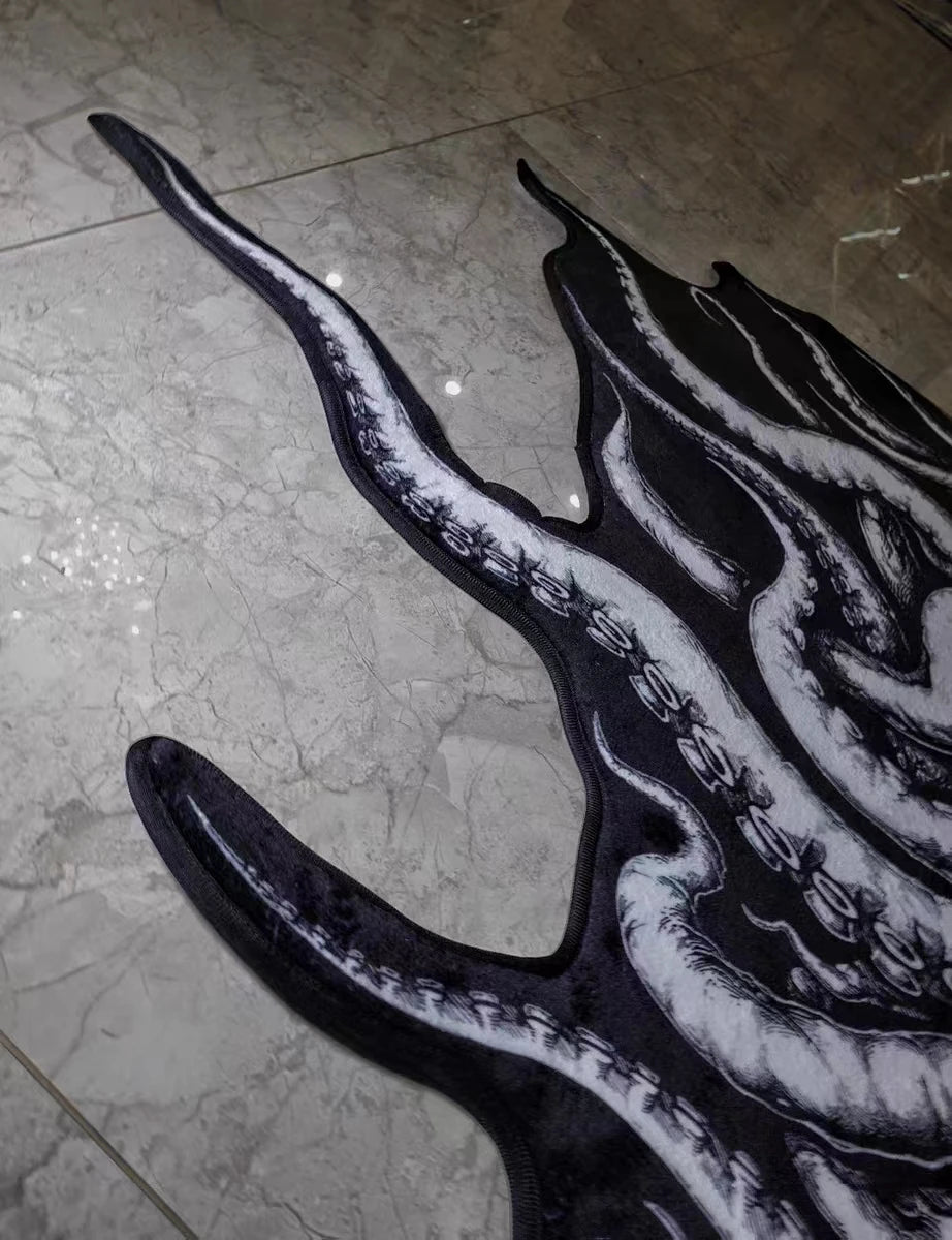Gothic Teppich mit Oktopus-Tentakeln für Zuhause – Bild 5