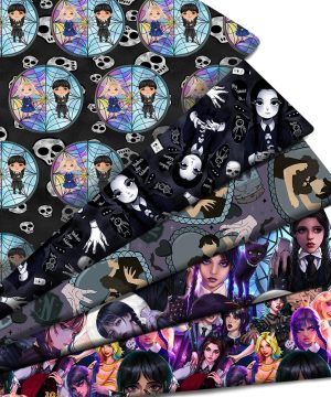 Gothic Patchwork Stoff Aus Baumwolle Fuer Diy Naeharbeiten Unisex