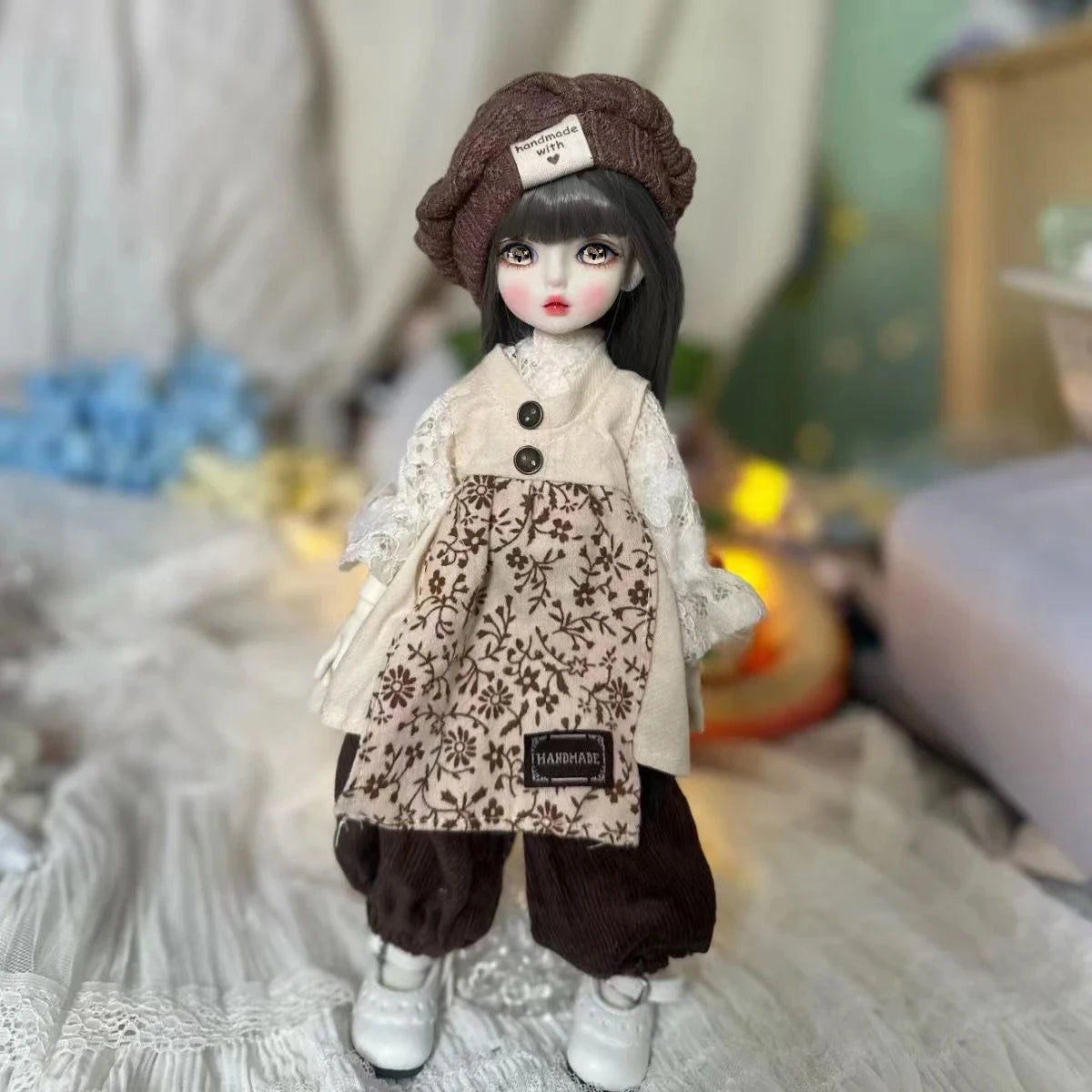 Gothic 1/6 BJD Modepuppe 30cm mit Augen & Outfit Set – Bild 16