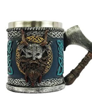 Gothic Bierkrug 450ml – Wikingerstil Kaffee Tasse