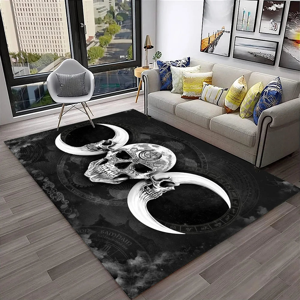 Gothic Teppich mit Ouija- und Tarot-Design für Zuhause – Bild 27