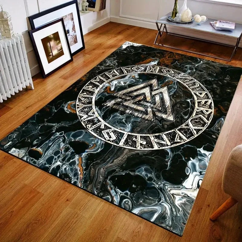 Gothic Teppich für Wohnzimmer – Hexerei Deko Antirutsch – Bild 7