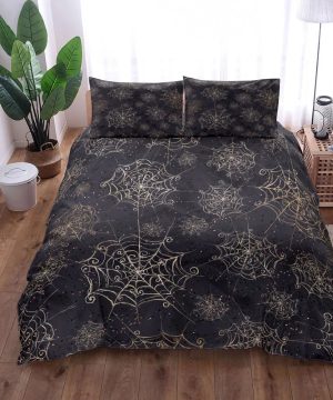 Gothic Bettwaesche Set Mit Fledermaeusen Alle Groessen