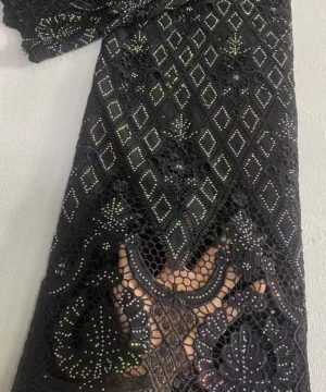 Gothic Spitzenstoff 2025 Mit Stickerei 038 Strass 5 Yards Unisex