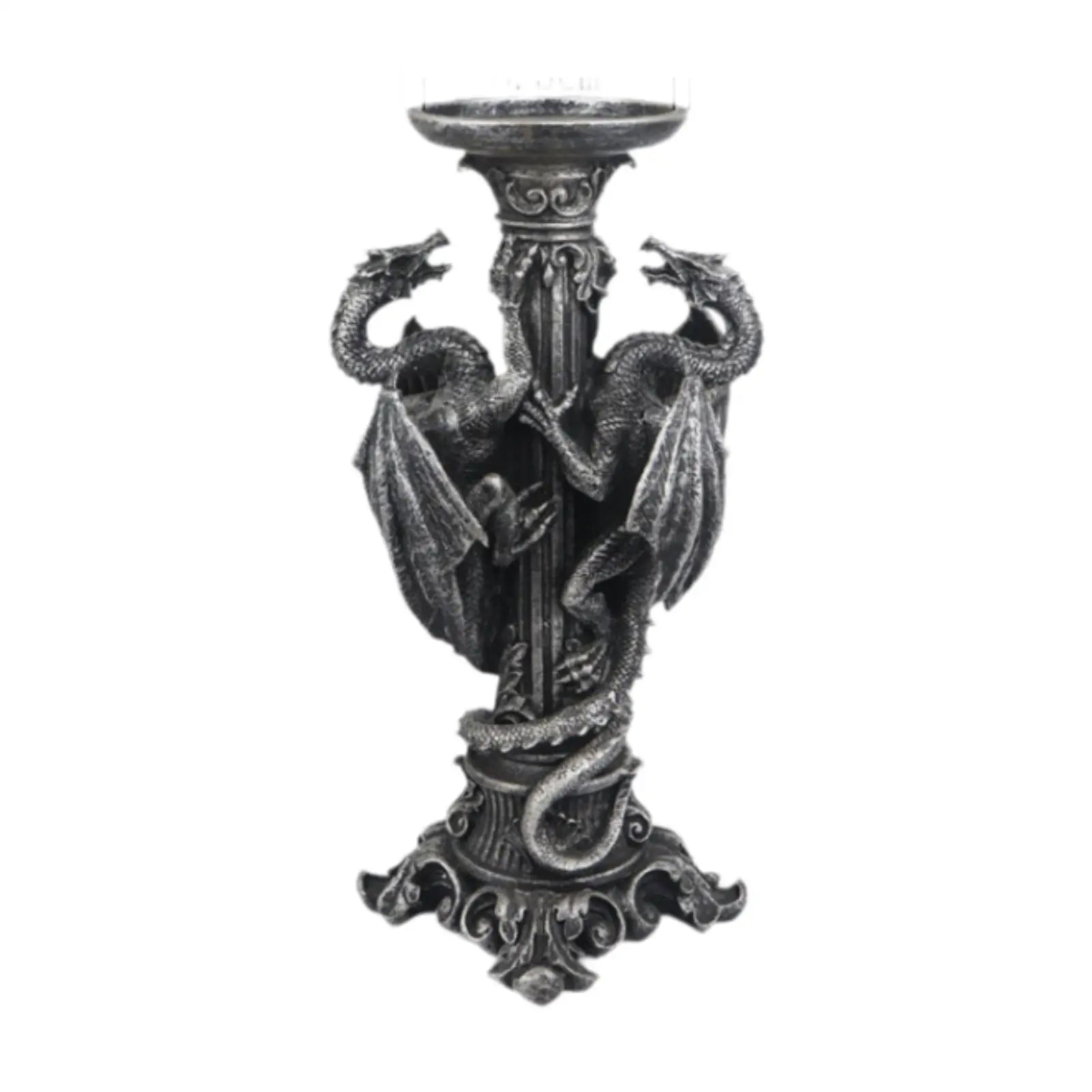 Gothic Drachen Kerzenhalter für Halloween Deko – Bild 2