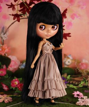 Gothic Blyth Puppe 1/6 BJD mit schwarzen Haaren