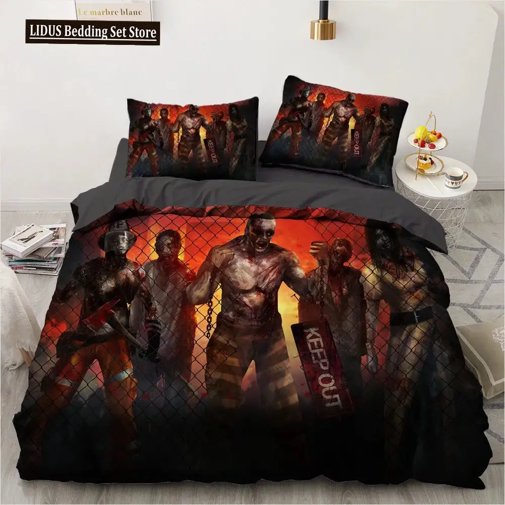 Gothic 3d Totenkopf Bettwaesche Set Mit Daemonenmotiv