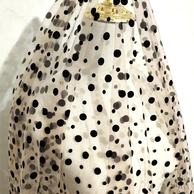 Gothic Spitzenstoff Schwarz Fuer Diy Haute Couture Projekte Unisex