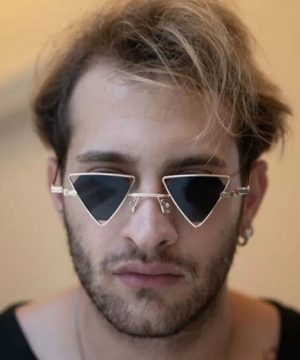 Gothic Retro Sonnenbrille mit Metallrahmen für Damen und Herren