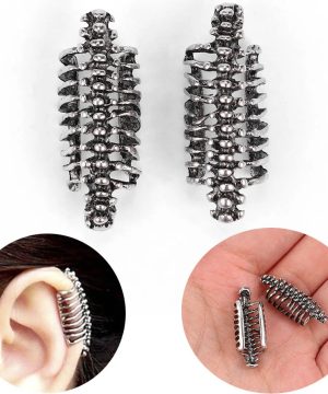 Gothic Vintage Ohrmanschette mit Totenkopf für Damen