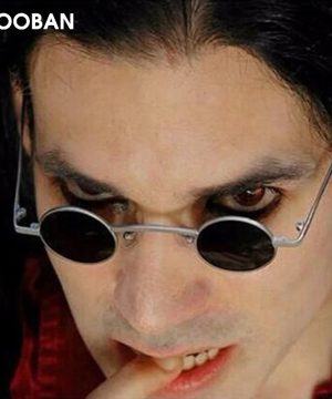 Gothic Runde Sonnenbrille Retro Unisex Vampir Stil Vintage