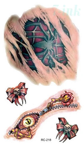 Wasserdichtes Gothic Tattoo – Narben & Wunden, Halloween – Bild 11