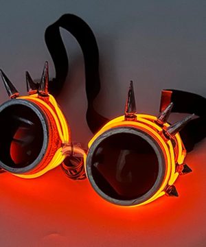 Gothic LED Leuchtbrille für Rave & Party Dekoration