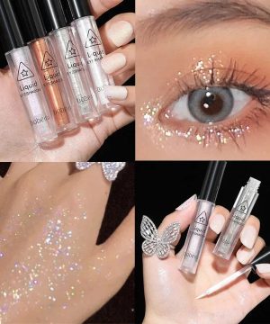 Gothic Glitzer Eyeliner – Wasserdicht & Schimmernd